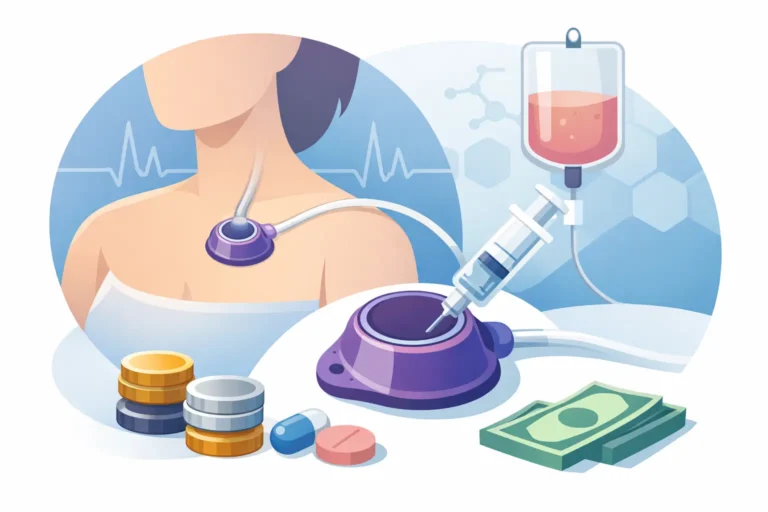 Catéter puerto para quimioterapia: precio real