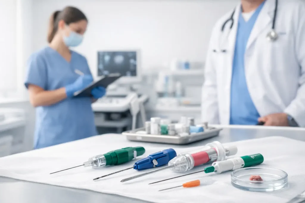 Agujas para biopsia: cómo elegirlas bien