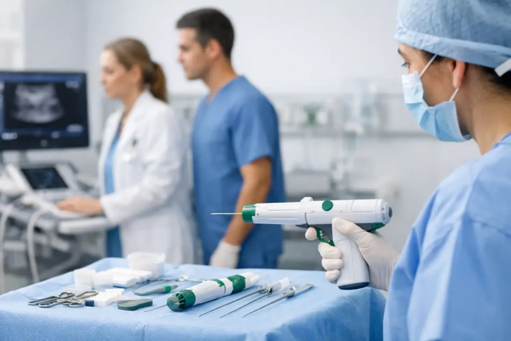 Cuándo elegir biopsia semiautomática en hospital