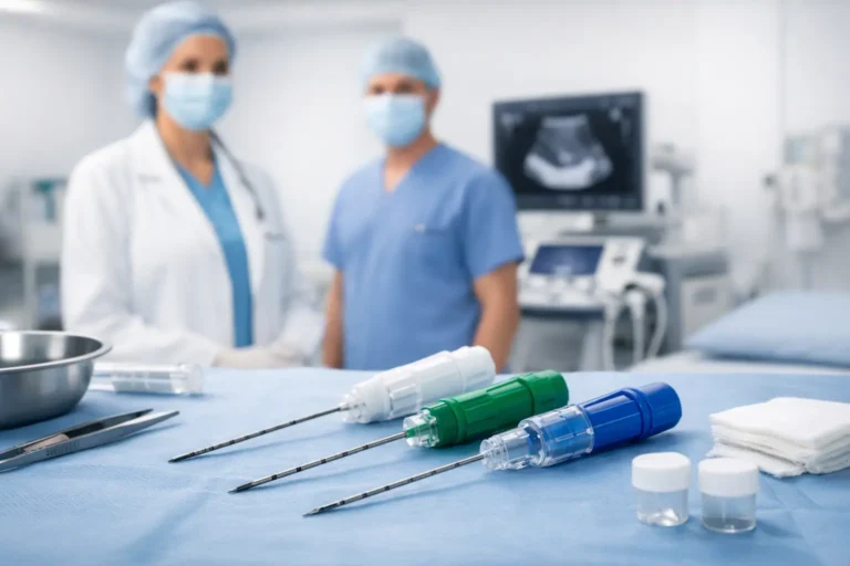 Guía completa de agujas Curaway para biopsia