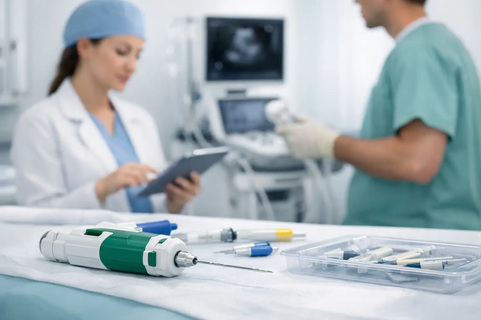 Beneficios clínicos de agujas semiautomáticas